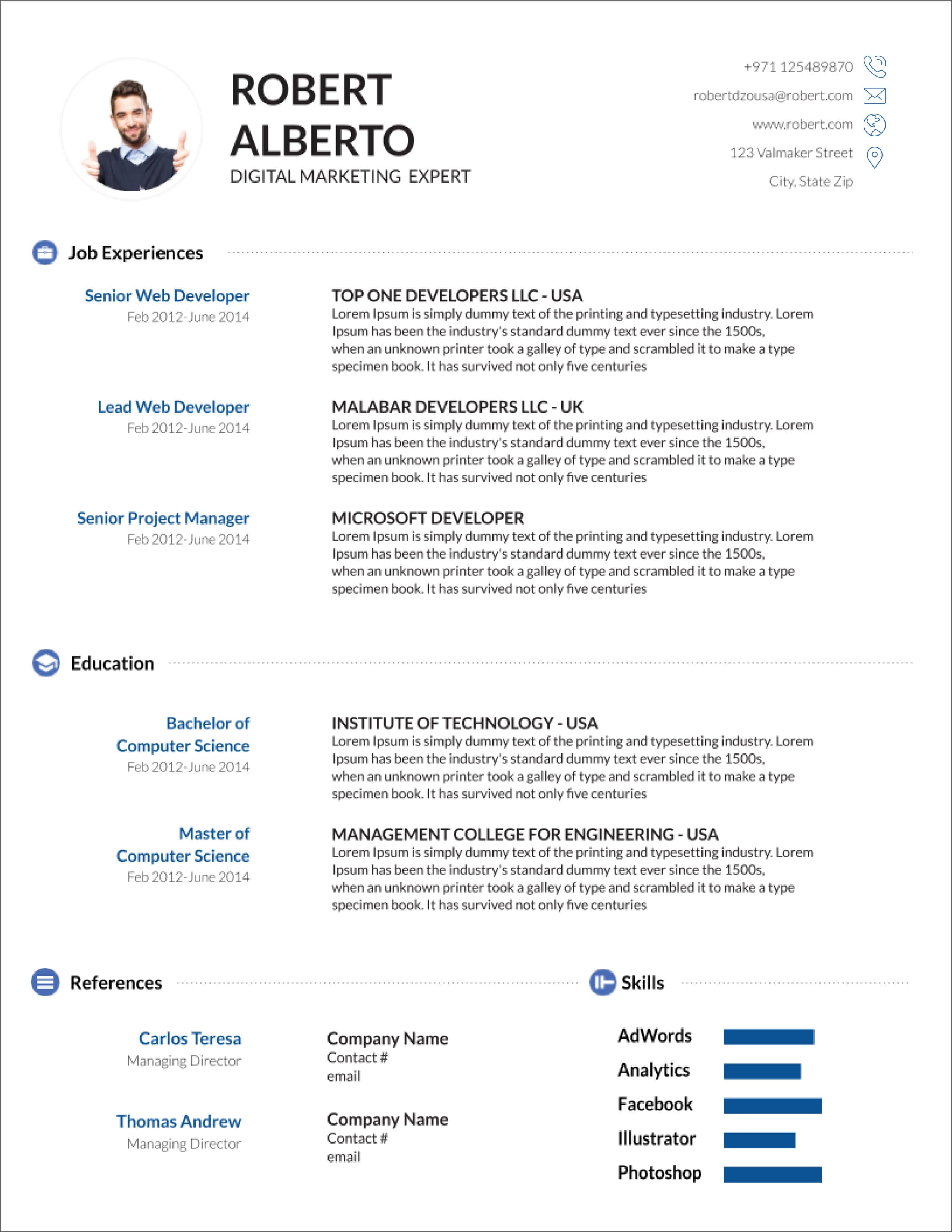 ATS CV Template